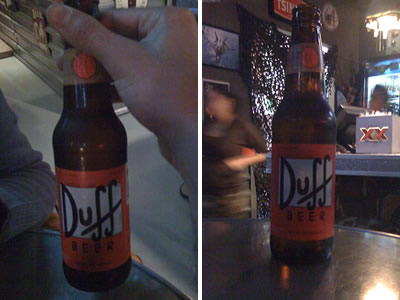 Autentica Cerveza Duff en Guadalajara